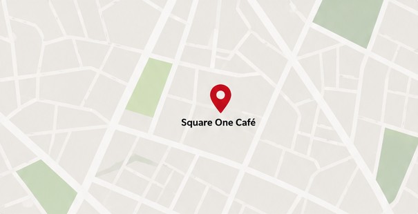 Mapa de ubicación de Square One Café
