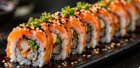 Rolls de sushi
